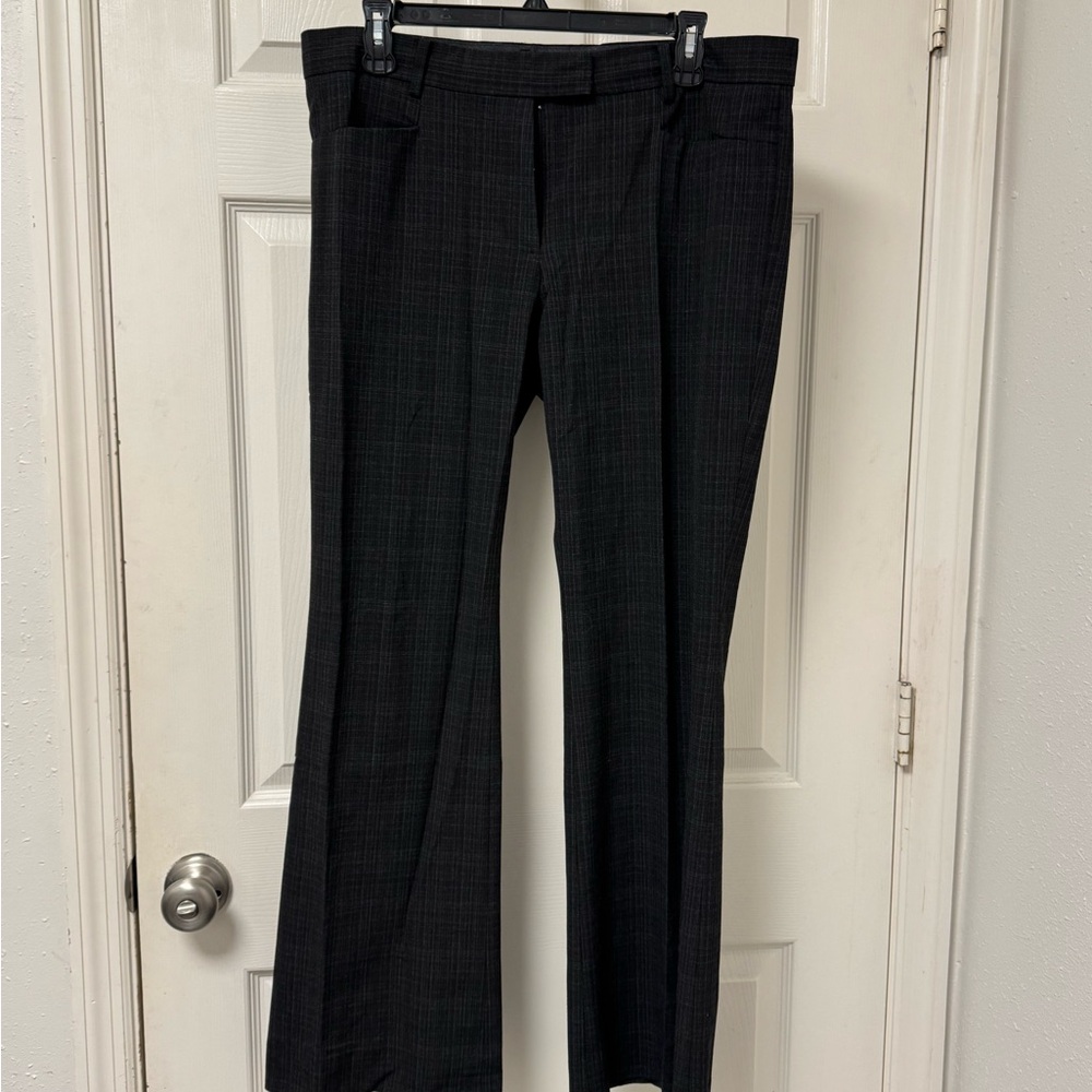 GAP Black Plaid Pants 10A